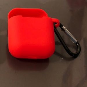 Red Case Cover for AirPods 1st & 2nd Generation